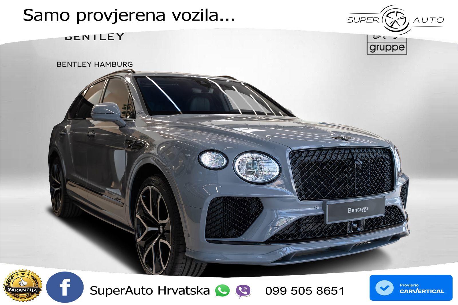 Bentley Bentayga Speed 4.0 V8 (650 KS) AWD Automatic LED+GR SJED+ACC