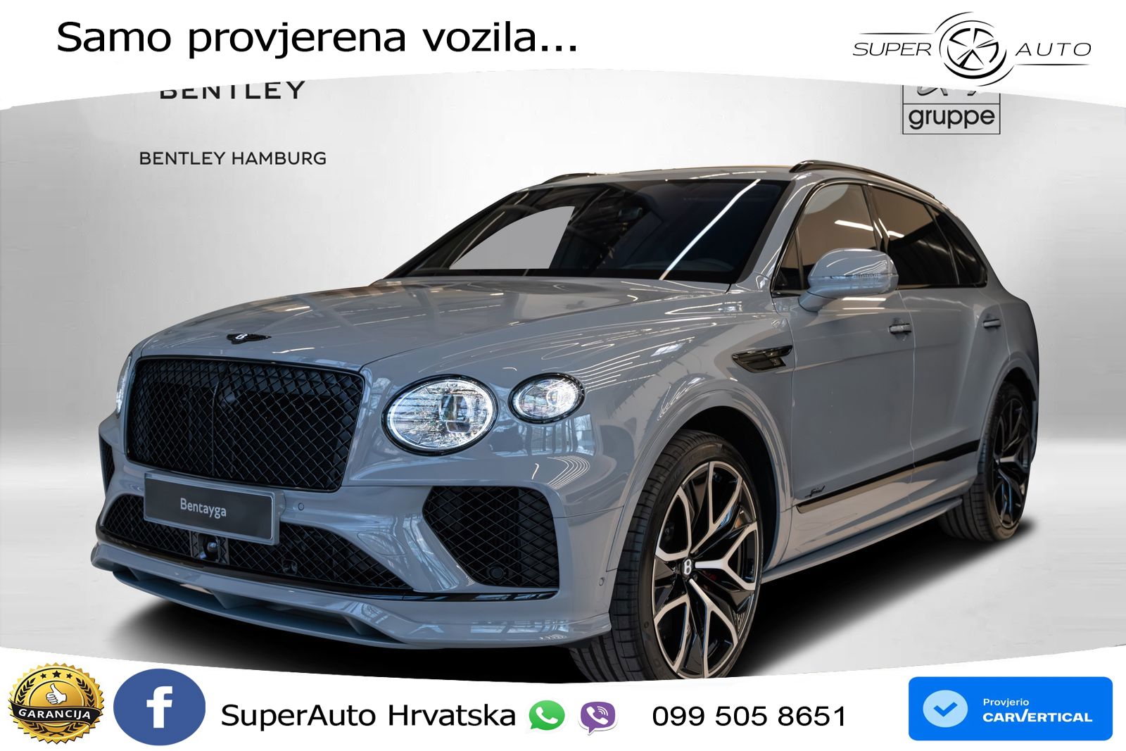 Bentley Bentayga Speed 4.0 V8 (650 KS) AWD Automatic LED+GR SJED+ACC