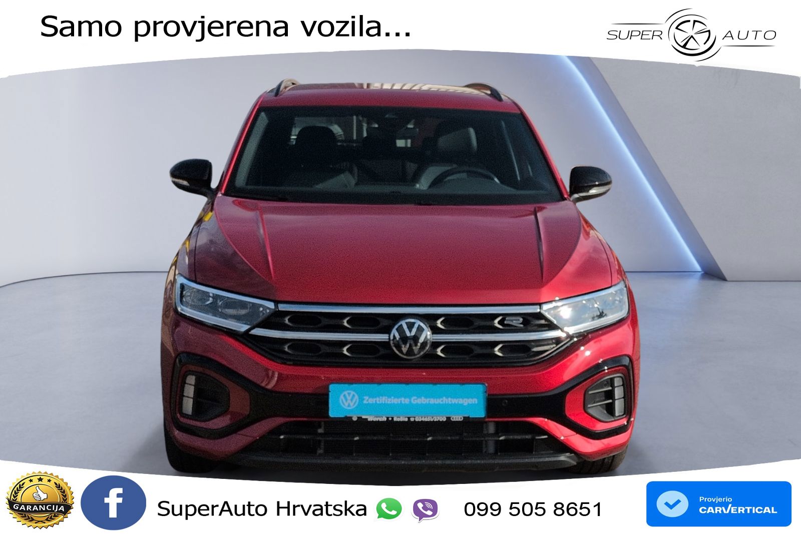 Volkswagen T-Roc 1.5 TSI (150 KS) DSG R-Line LED+GR SJED+ACC