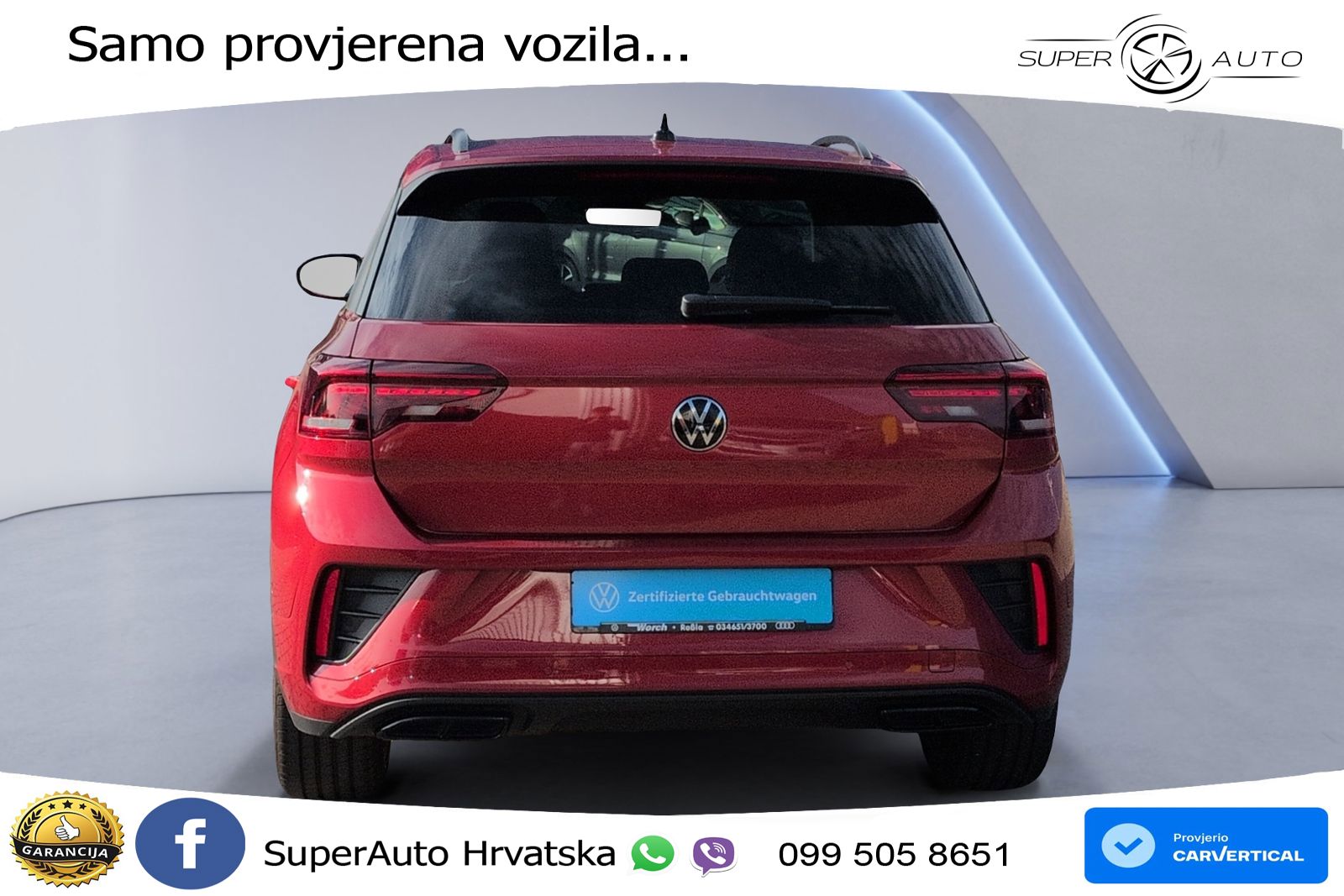 Volkswagen T-Roc 1.5 TSI (150 KS) DSG R-Line LED+GR SJED+ACC