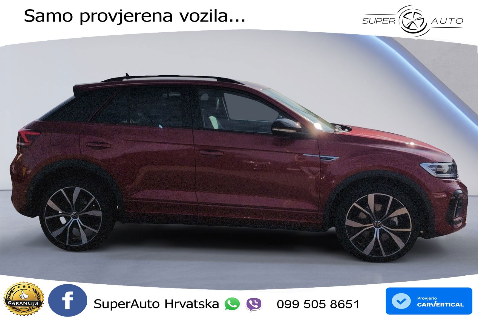 Volkswagen T-Roc 1.5 TSI (150 KS) DSG R-Line LED+GR SJED+ACC