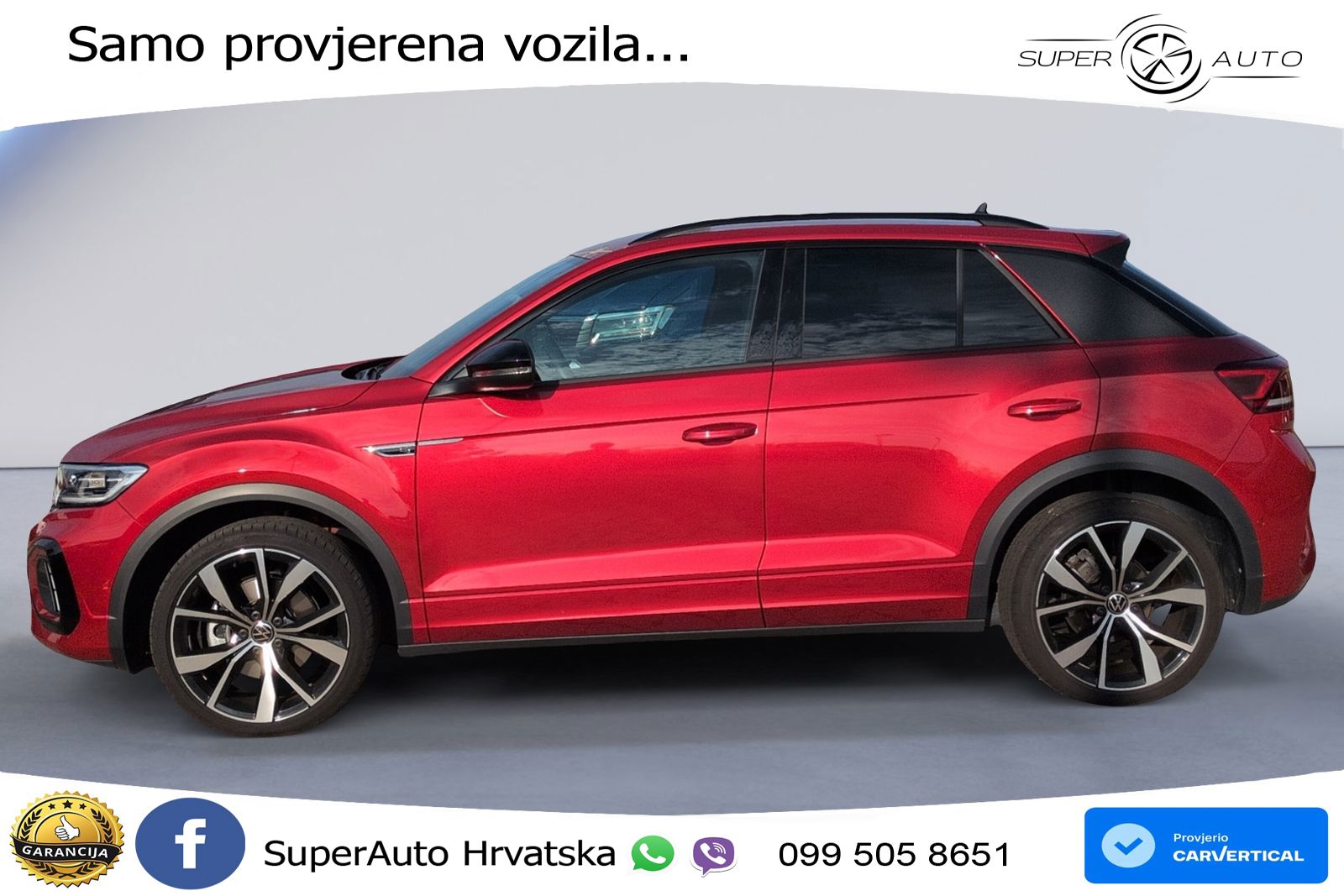 Volkswagen T-Roc 1.5 TSI (150 KS) DSG R-Line LED+GR SJED+ACC
