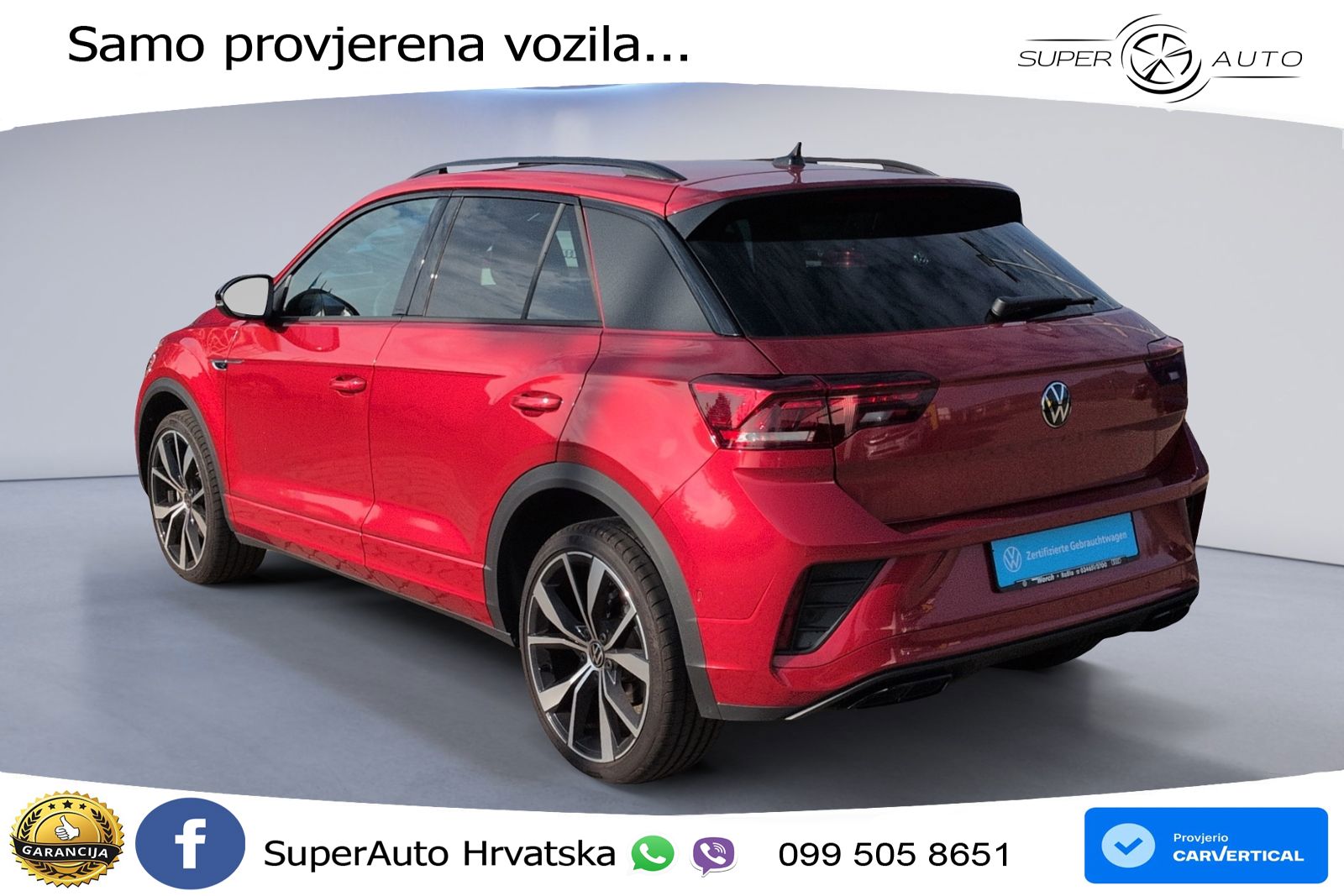 Volkswagen T-Roc 1.5 TSI (150 KS) DSG R-Line LED+GR SJED+ACC