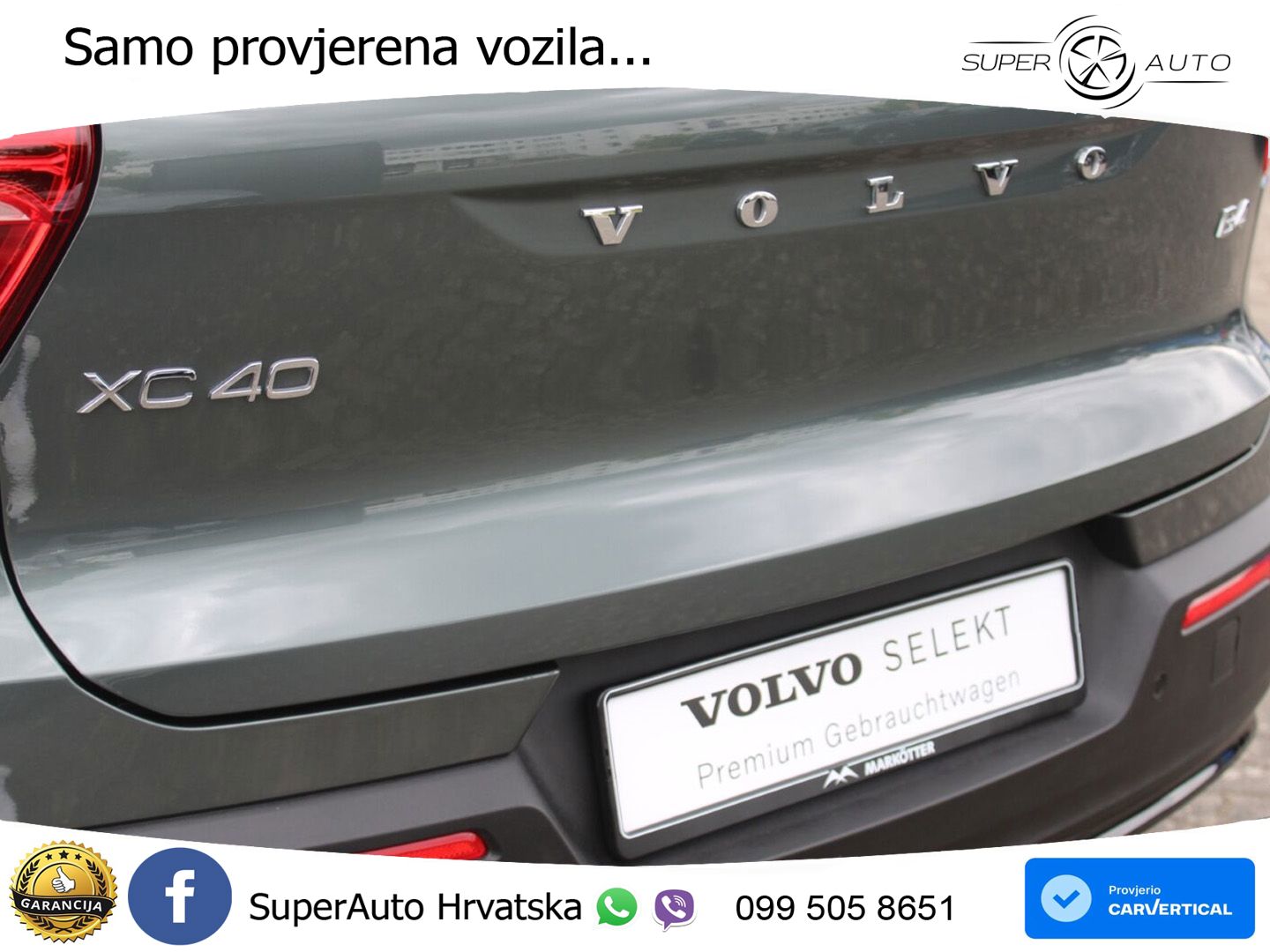 Volvo XC40 2.0 B4 AWD 197 KS Automatic LED+GR SJED+ACC