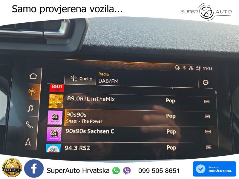 Audi A3 35 TFSI (150 KS) S tronic LED+GR SJED+ACC