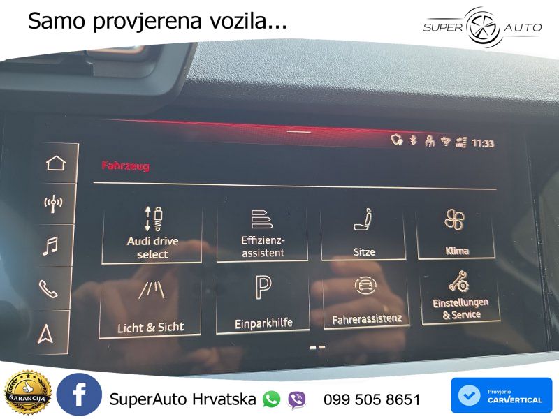 Audi A3 35 TFSI (150 KS) S tronic LED+GR SJED+ACC