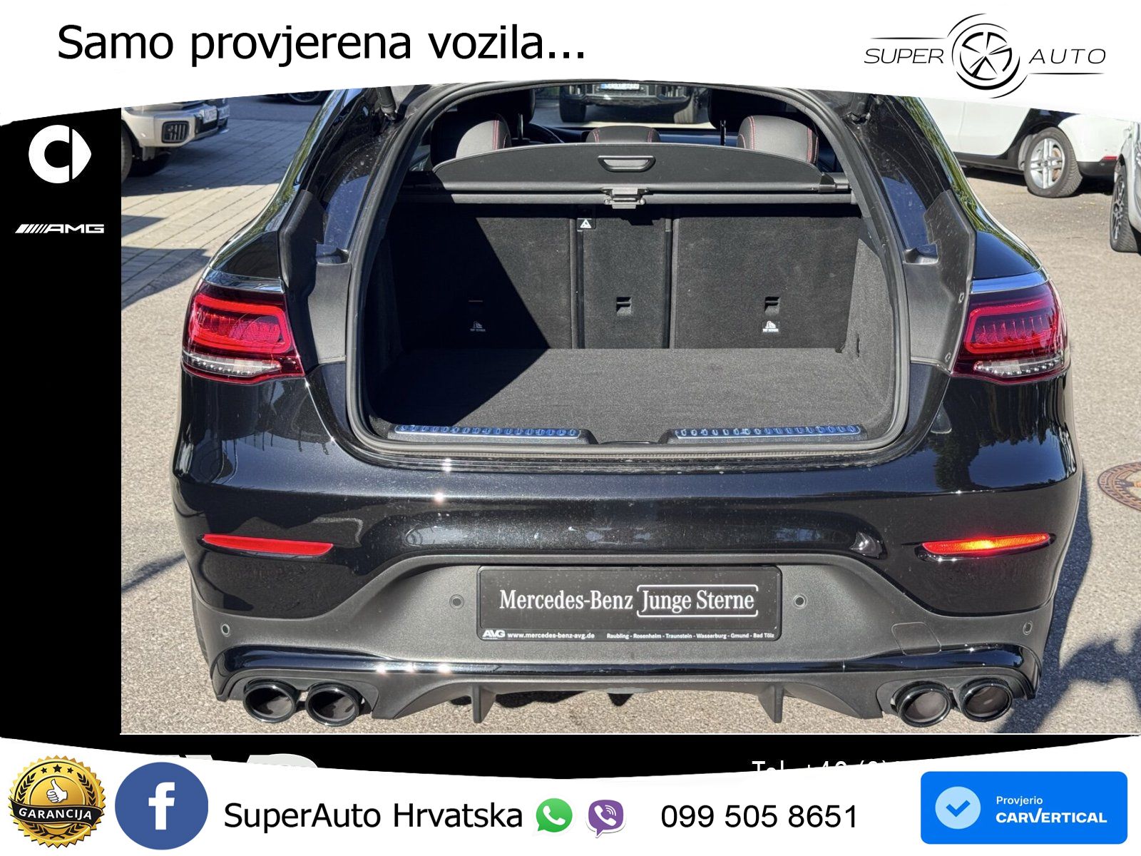 Mercedes GLC Coupe AMG 43 V6 (390 KS) 4MATIC TCT ZRAČNI+ACC+4xGR SJED+KAM