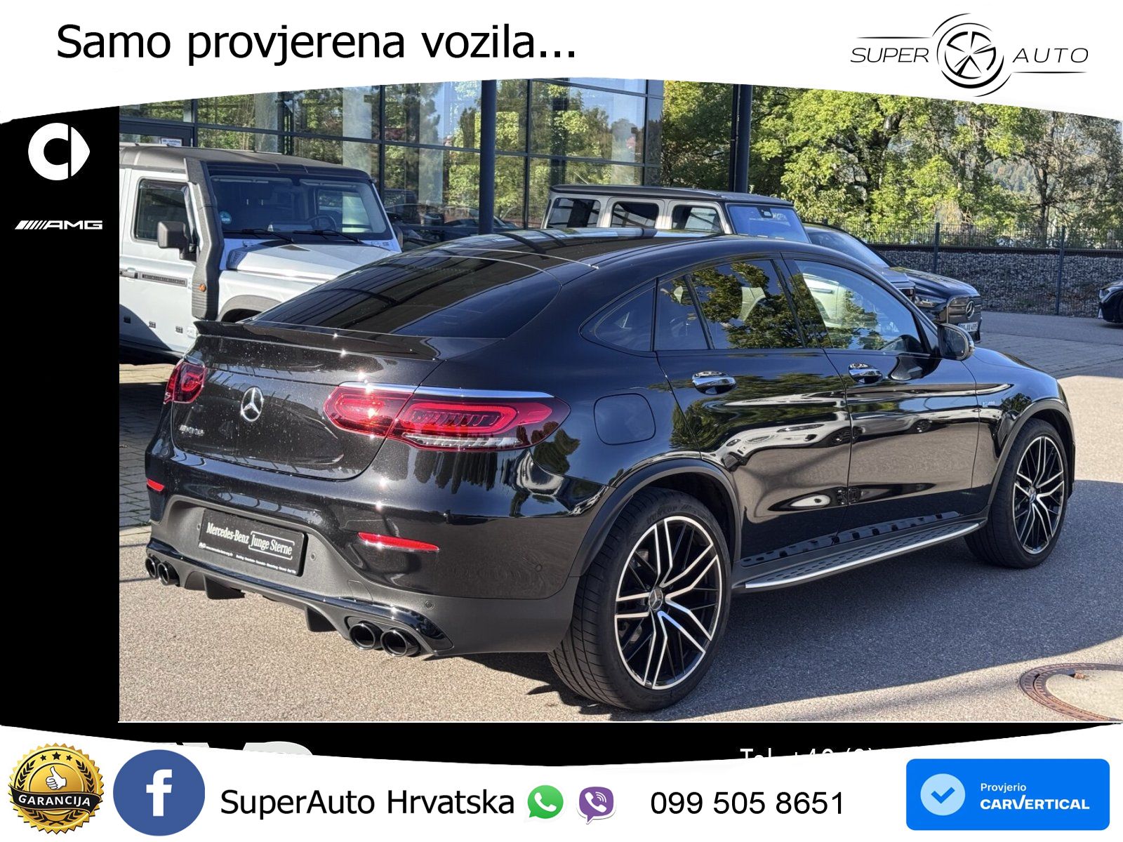 Mercedes GLC Coupe AMG 43 V6 (390 KS) 4MATIC TCT ZRAČNI+ACC+4xGR SJED+KAM