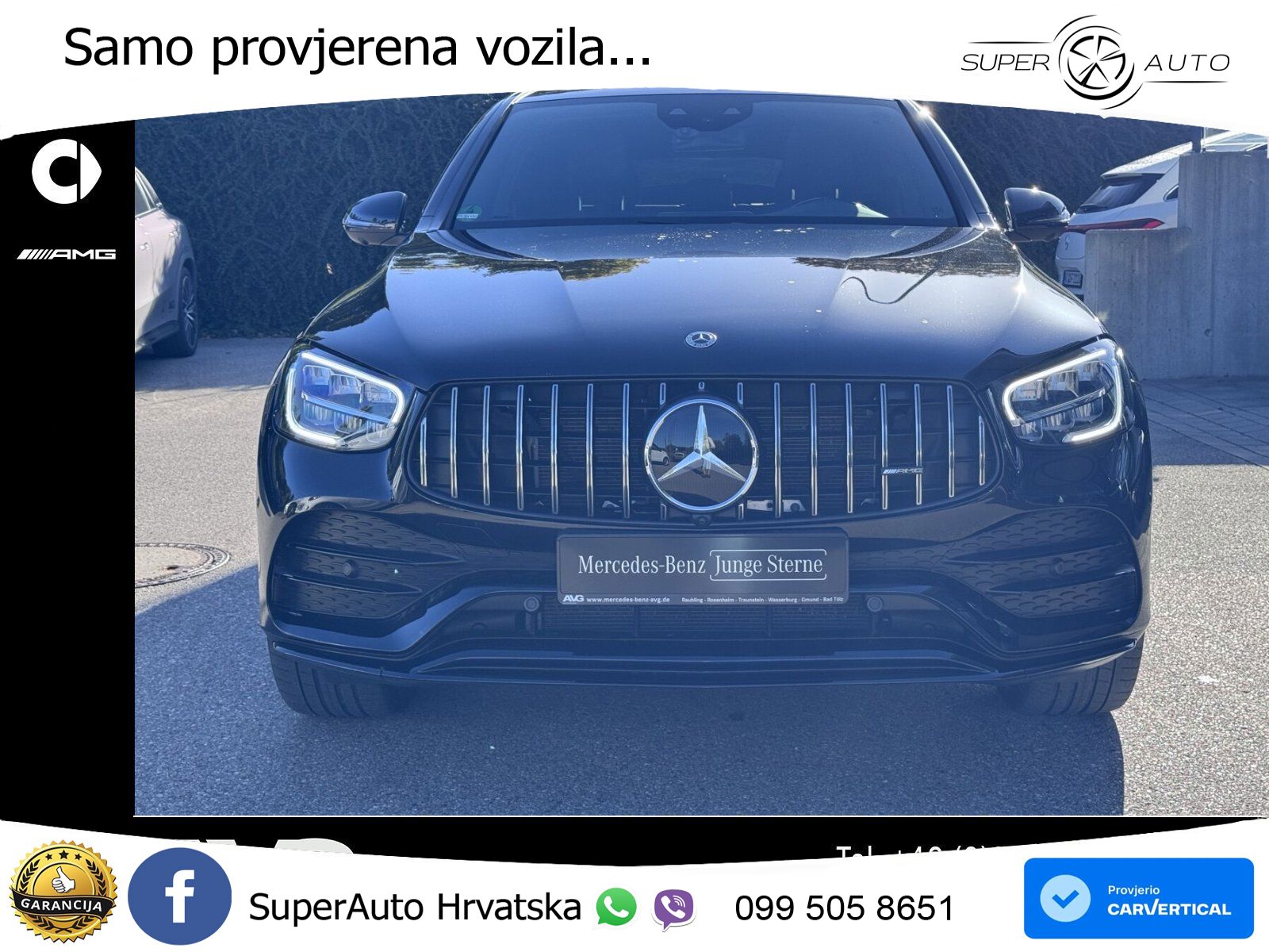 Mercedes GLC Coupe AMG 43 V6 (390 KS) 4MATIC TCT ZRAČNI+ACC+4xGR SJED+KAM
