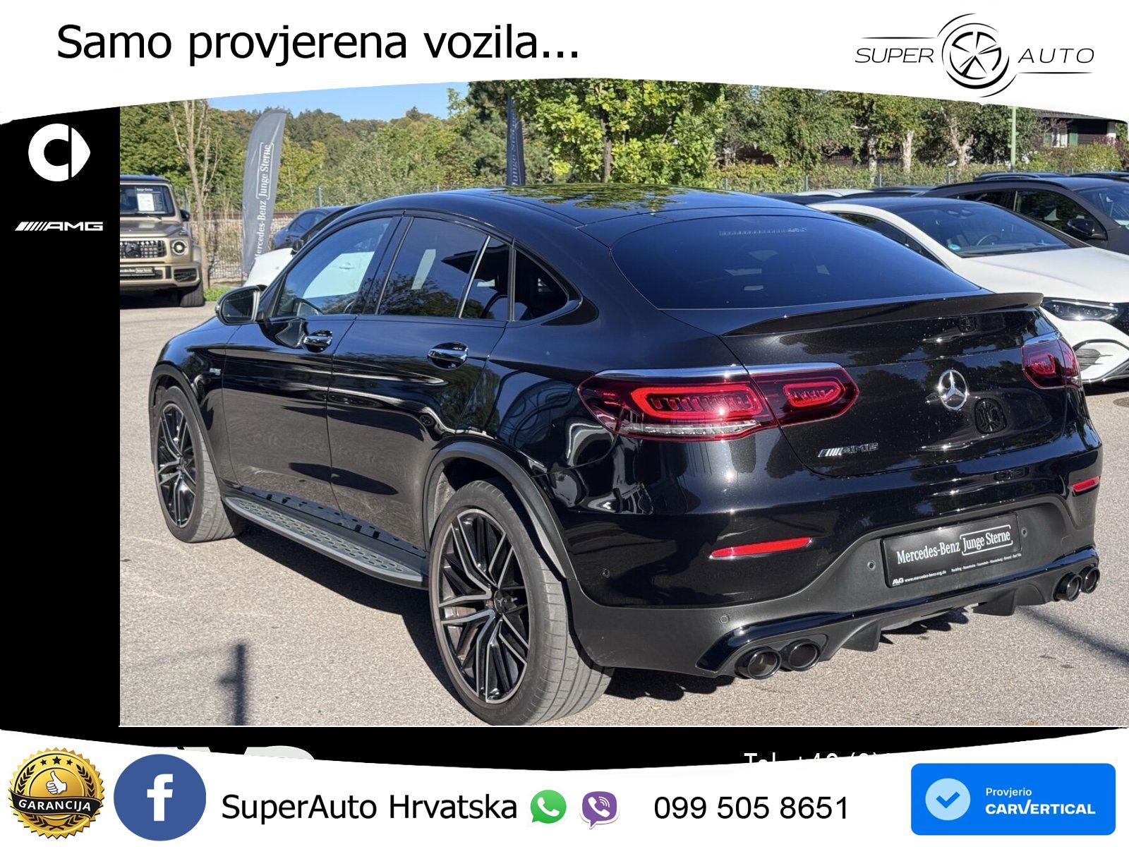 Mercedes GLC Coupe AMG 43 V6 (390 KS) 4MATIC TCT ZRAČNI+ACC+4xGR SJED+KAM