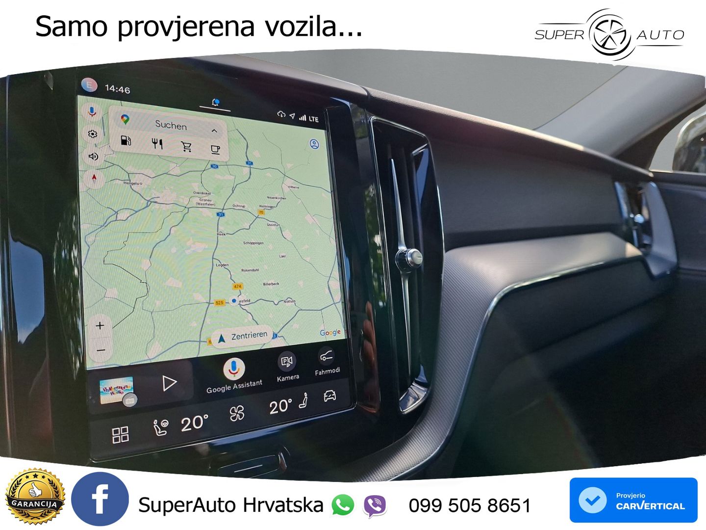 Volvo XC60 B4 Diesel FWD Geartronic ACC+GR SJED+360+PANO