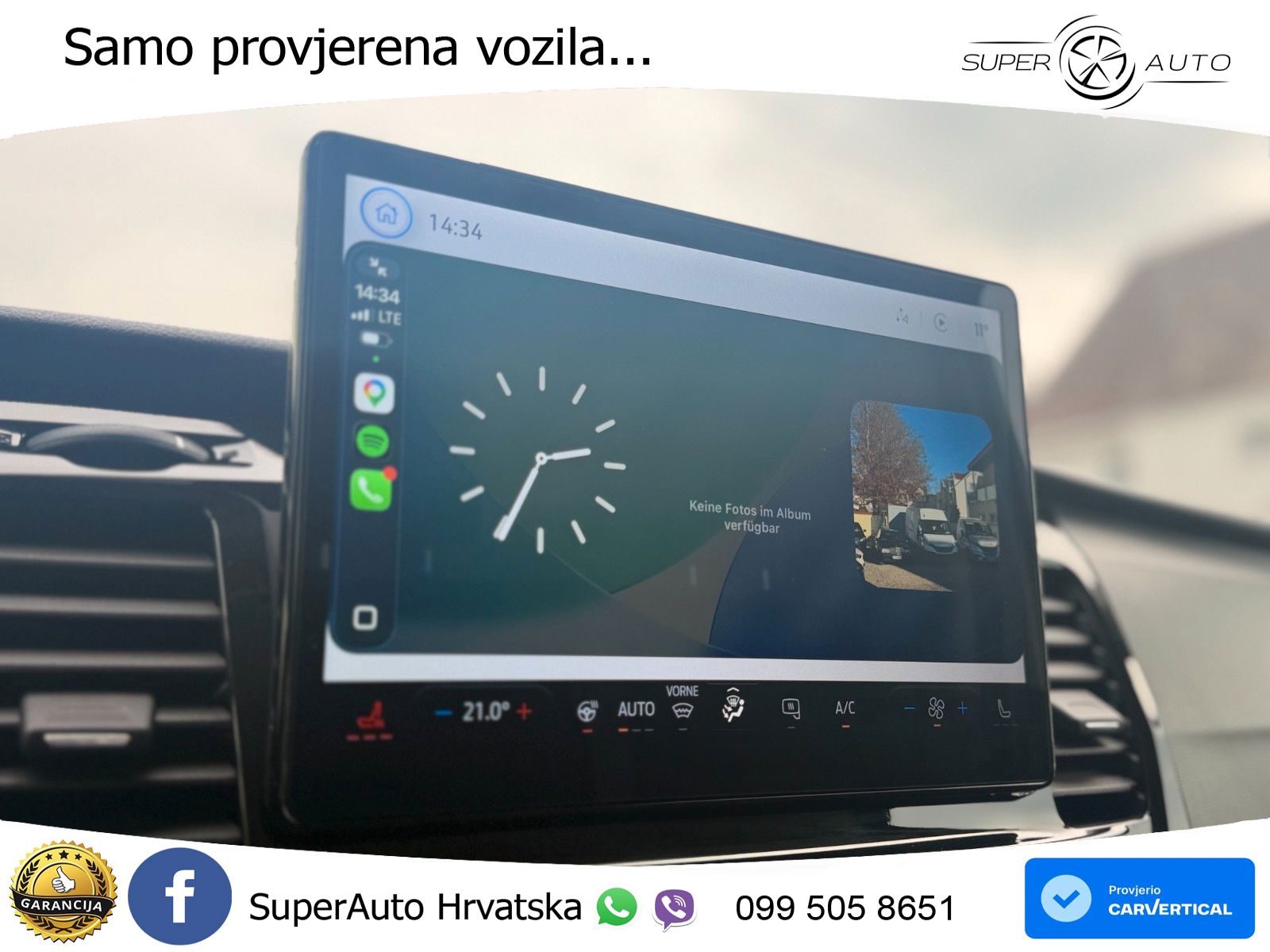 Ford TRANSIT 350 TREND L4H3 AUTOMATIK RFK SHZ AHK AIR 165 KS
