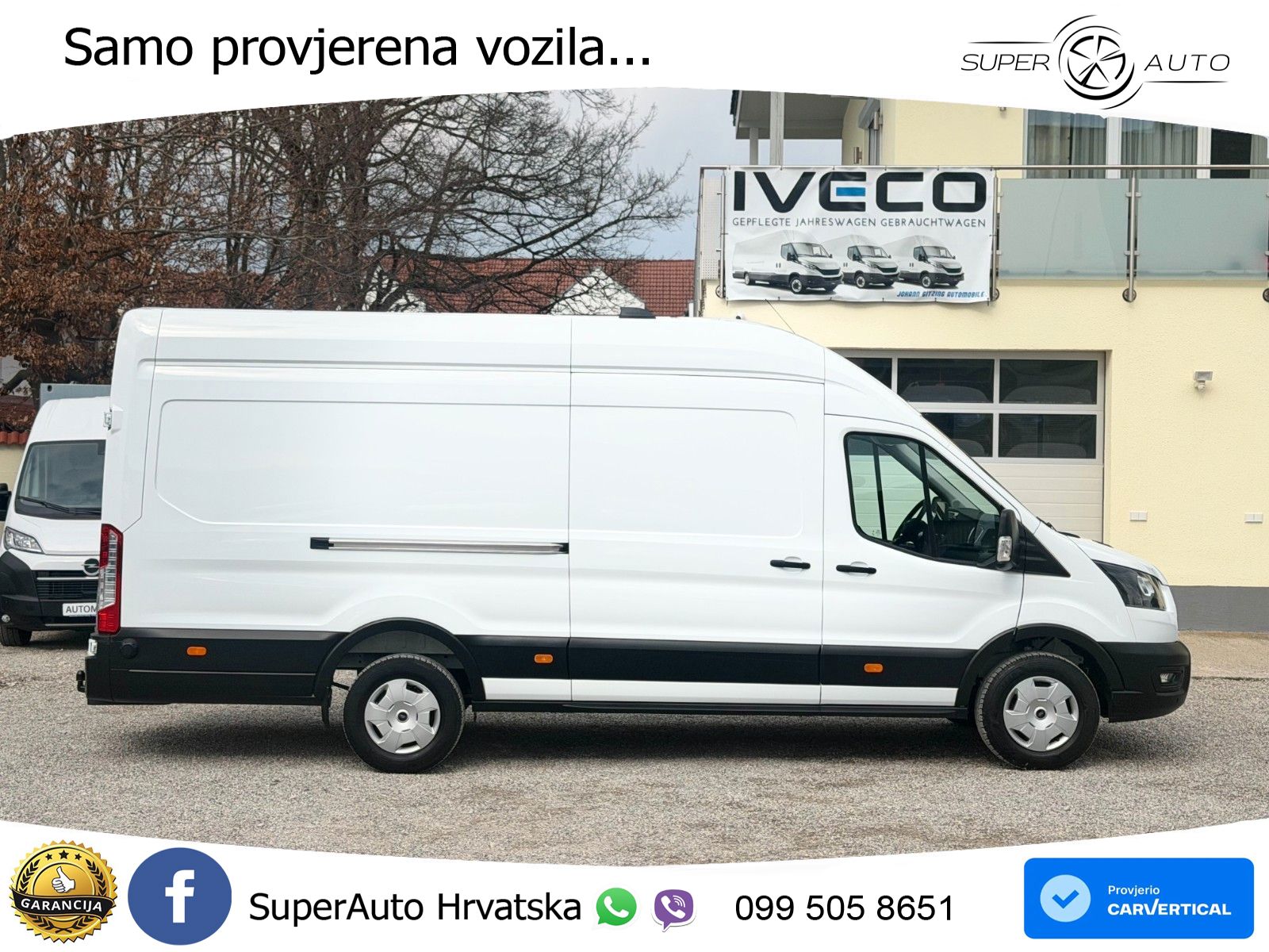 Ford TRANSIT 350 TREND L4H3 AUTOMATIK RFK SHZ AHK AIR 165 KS