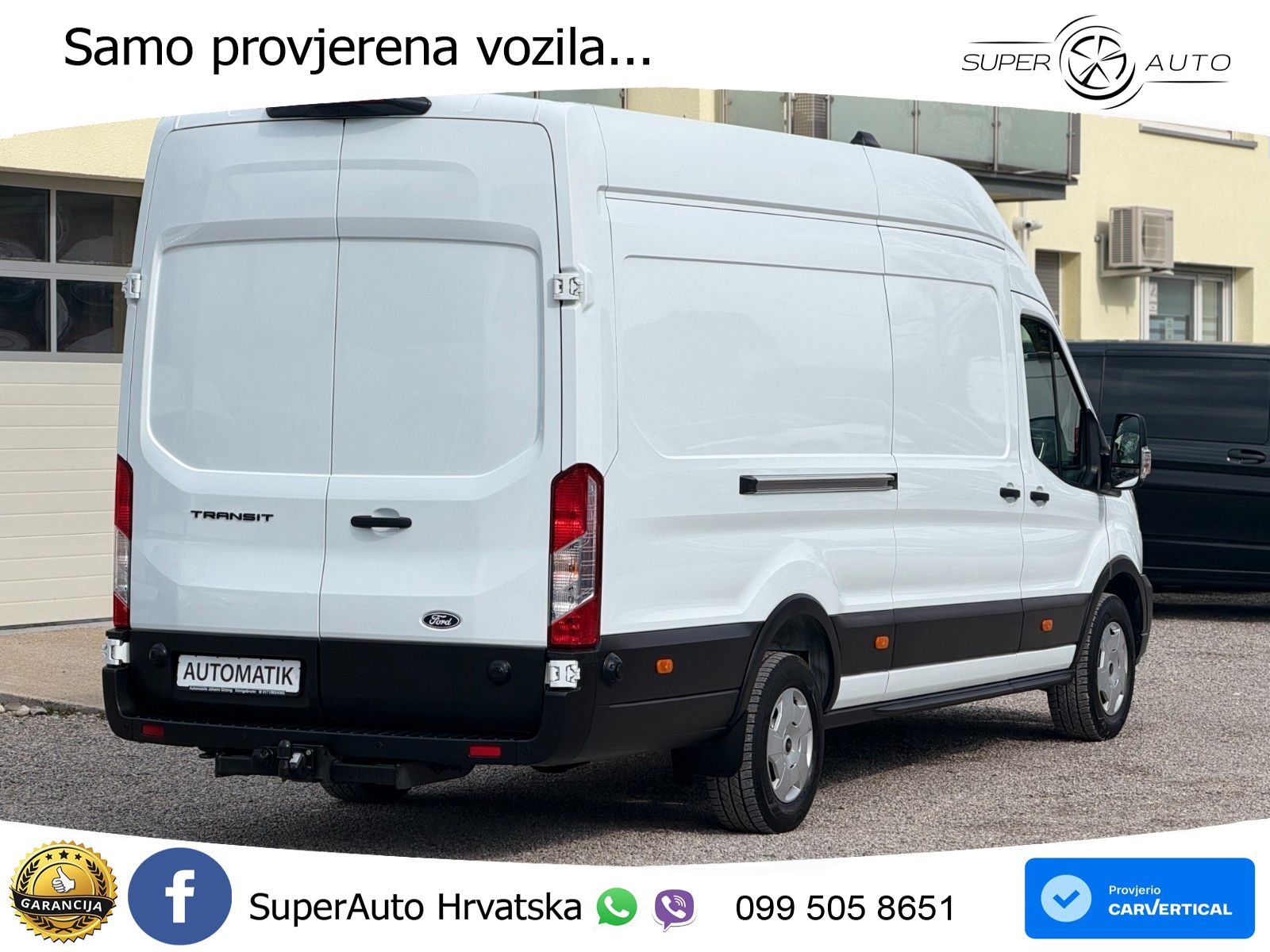 Ford TRANSIT 350 TREND L4H3 AUTOMATIK RFK SHZ AHK AIR 165 KS