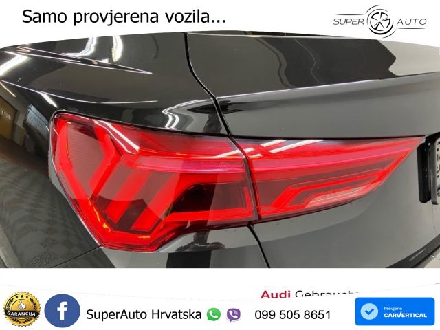 Audi Q3 Sportback 35 TFSI (150 KS) S tronic LED+GR SJED+ACC