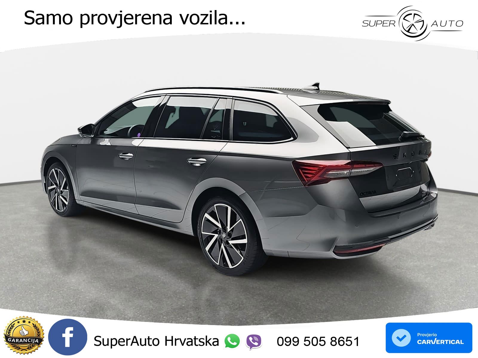 Škoda Octavia Combi 2.0 TDI (150 KS) DSG SportLine LED+GR SJED+ACC