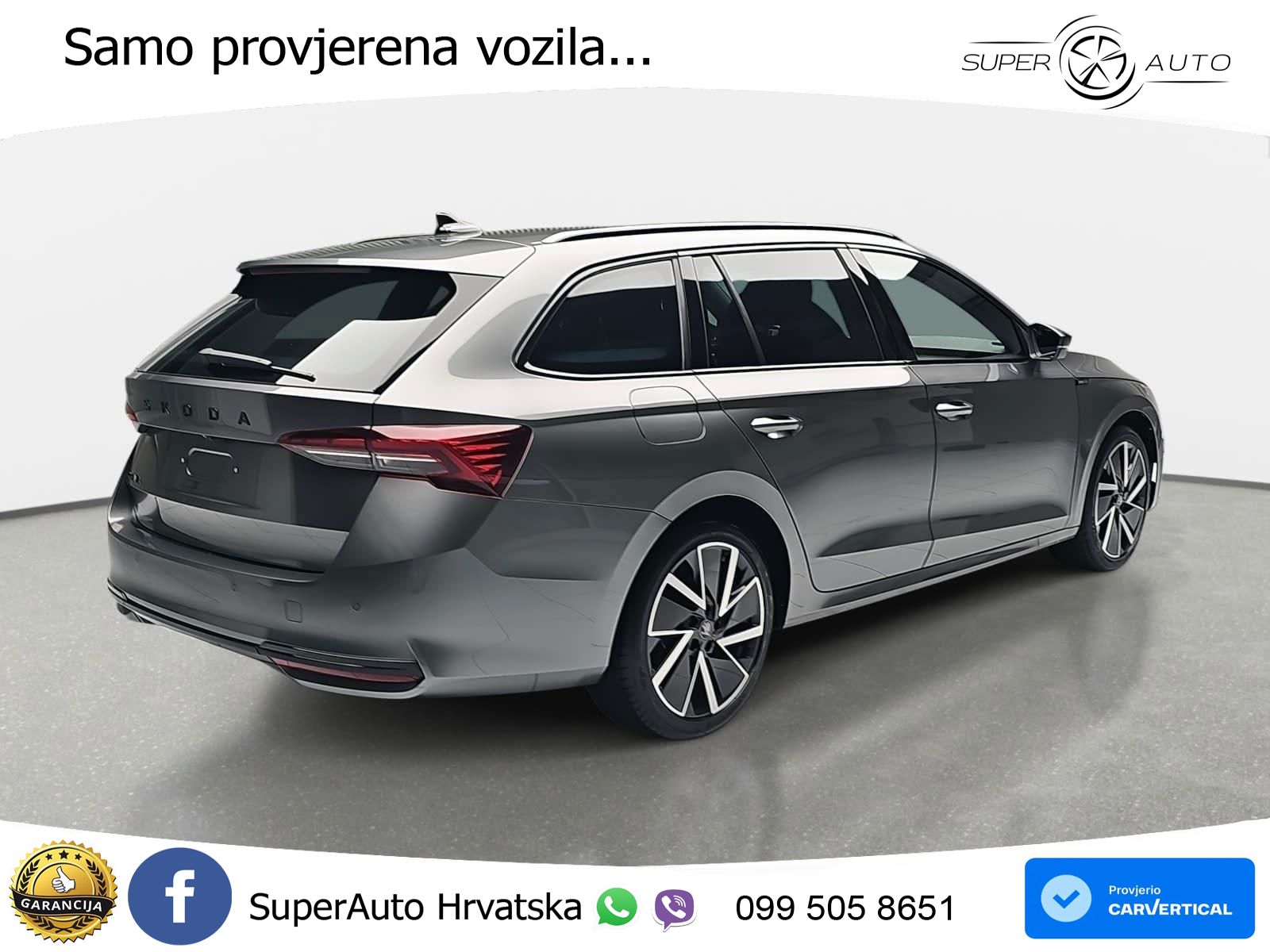Škoda Octavia Combi 2.0 TDI (150 KS) DSG SportLine LED+GR SJED+ACC
