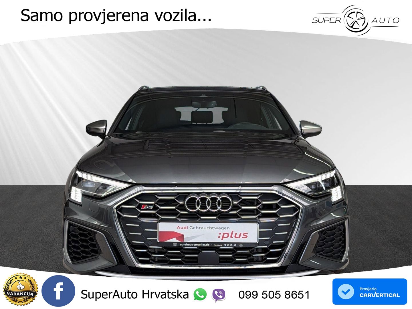 Audi S3 2.0 TFSI (310 KS) quattro S tronic MATRIX+GR SJED+KAM