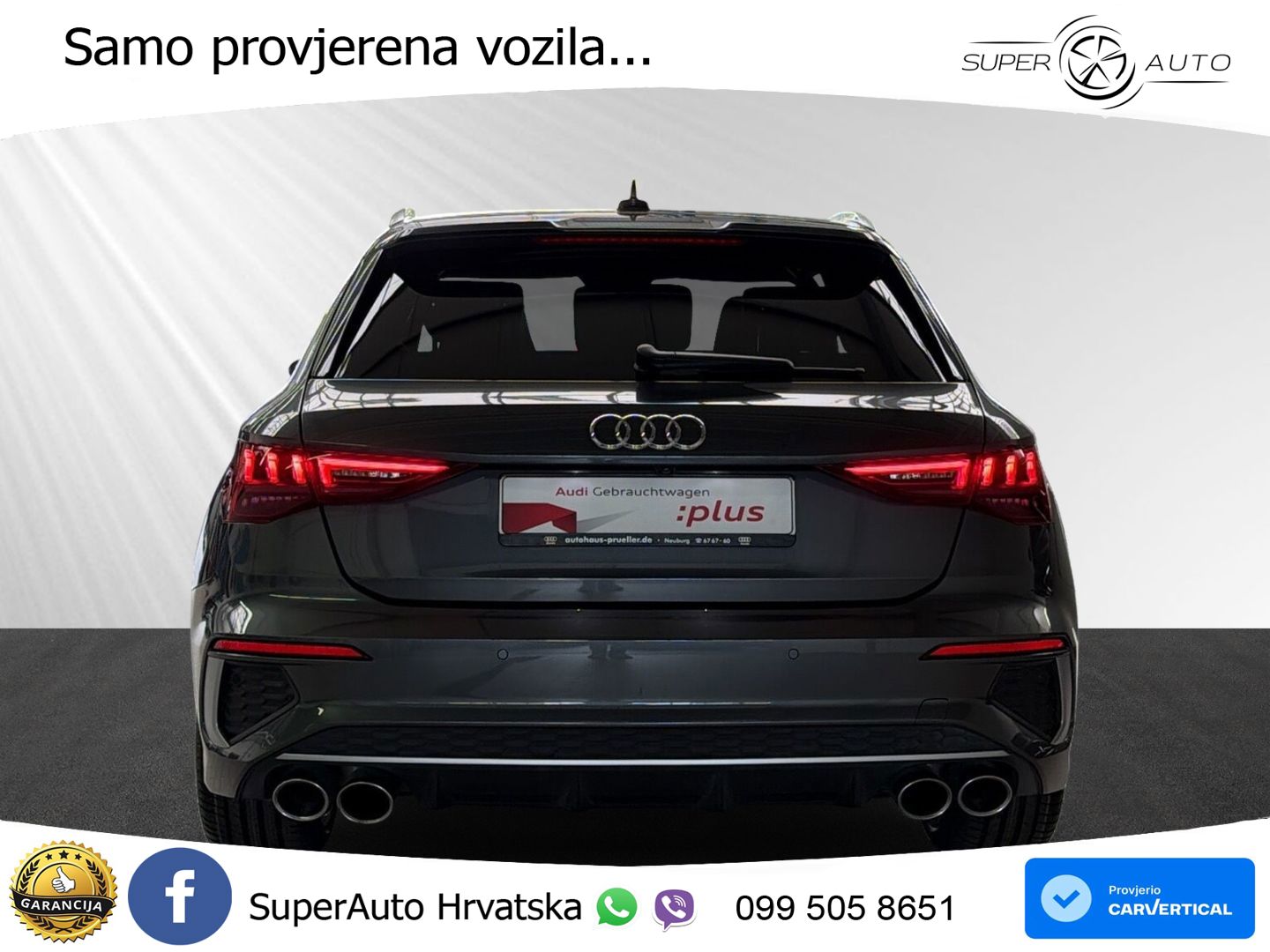 Audi S3 2.0 TFSI (310 KS) quattro S tronic MATRIX+GR SJED+KAM