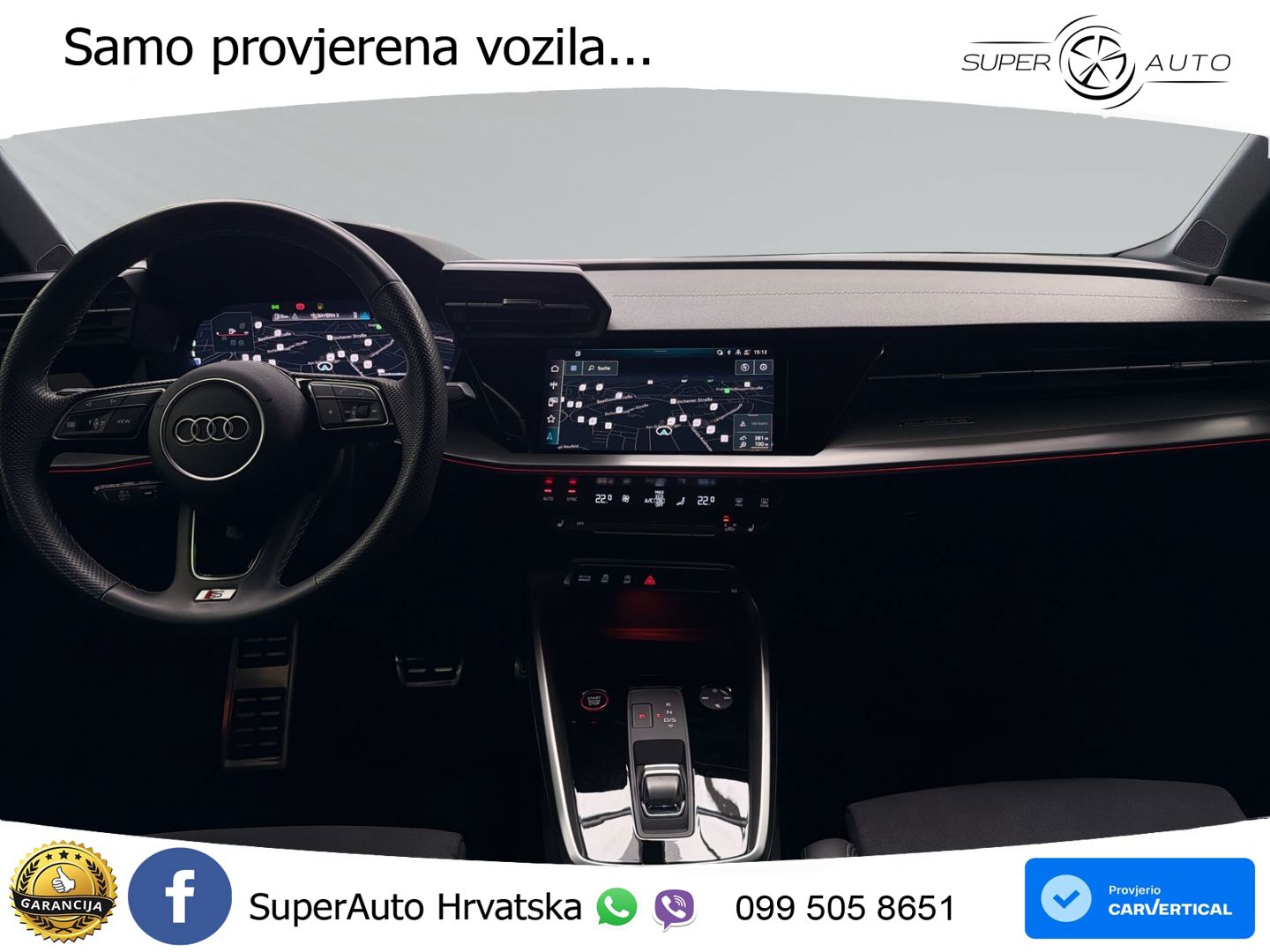 Audi S3 2.0 TFSI (310 KS) quattro S tronic MATRIX+GR SJED+KAM
