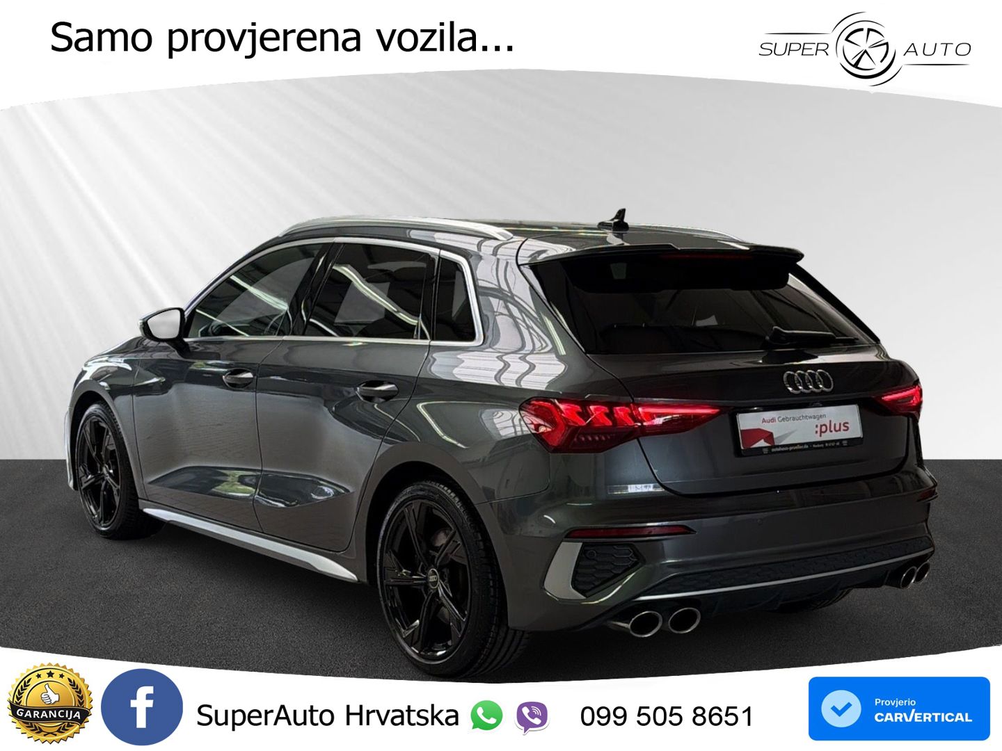 Audi S3 2.0 TFSI (310 KS) quattro S tronic MATRIX+GR SJED+KAM