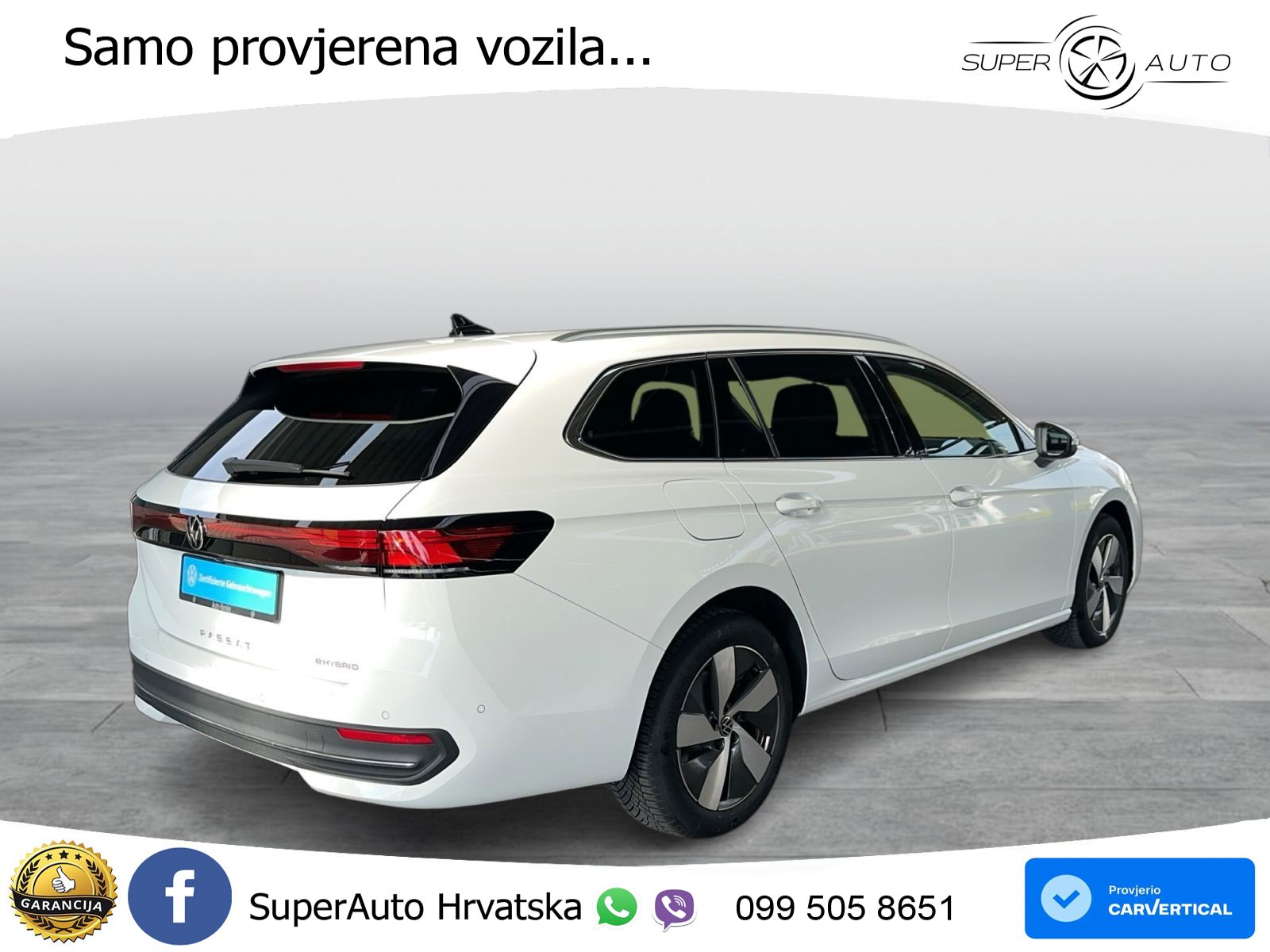 Volkswagen Passat Variant 1.5 TSI (204 KS) eHybrid DSG LED+GR SJED+ACC