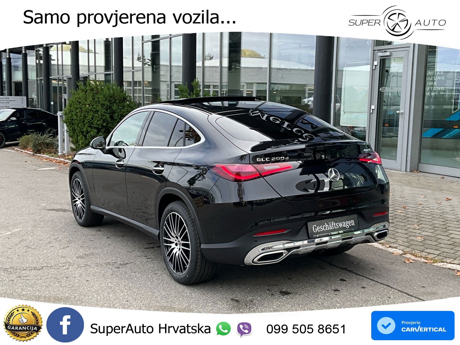 Mercedes GLC Coupe 200d (163 KS) 4MATIC 9G-TRONIC Avantgarde ACC+GR SJED+360+PANO