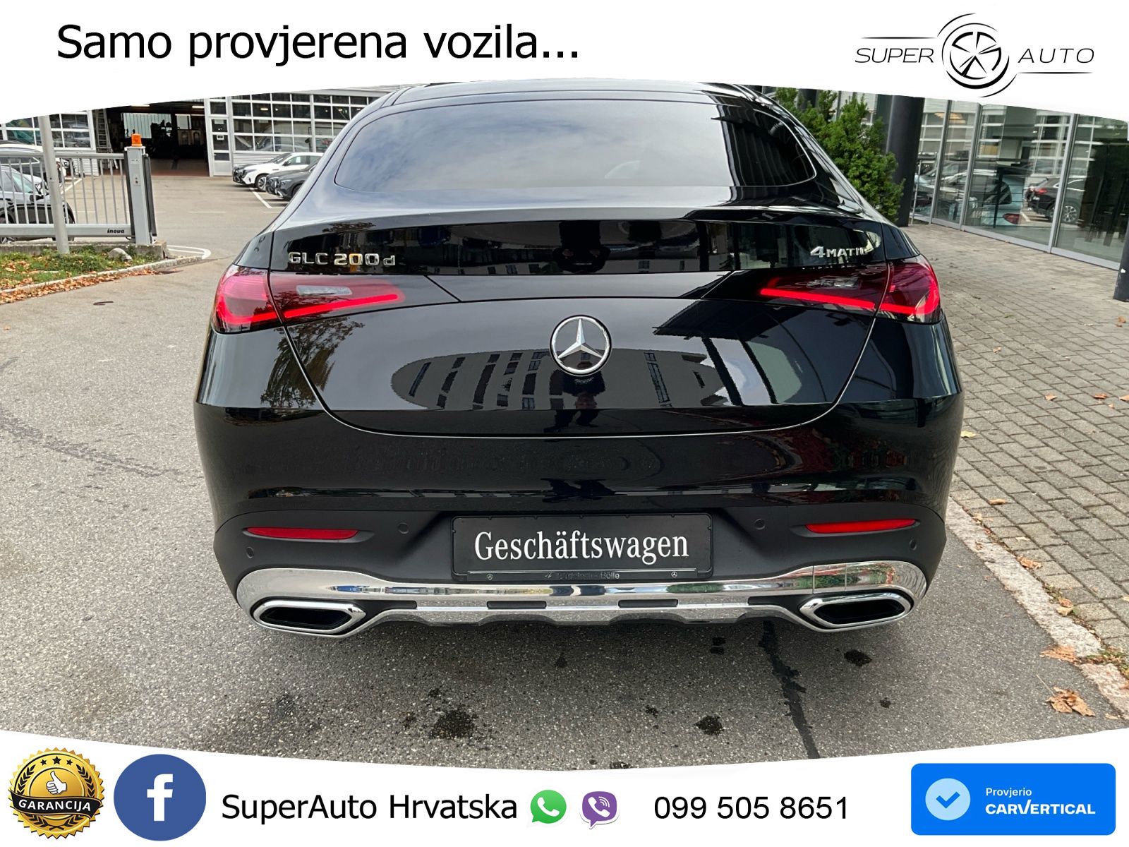 Mercedes GLC Coupe 200d (163 KS) 4MATIC 9G-TRONIC Avantgarde ACC+GR SJED+360+PANO