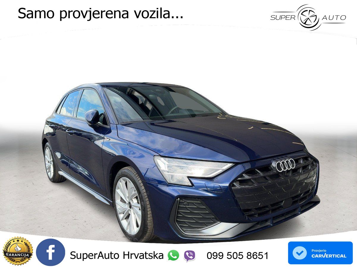 Audi A3 35 TFSI (150 KS) S tronic S line LED+GR SJED+ACC