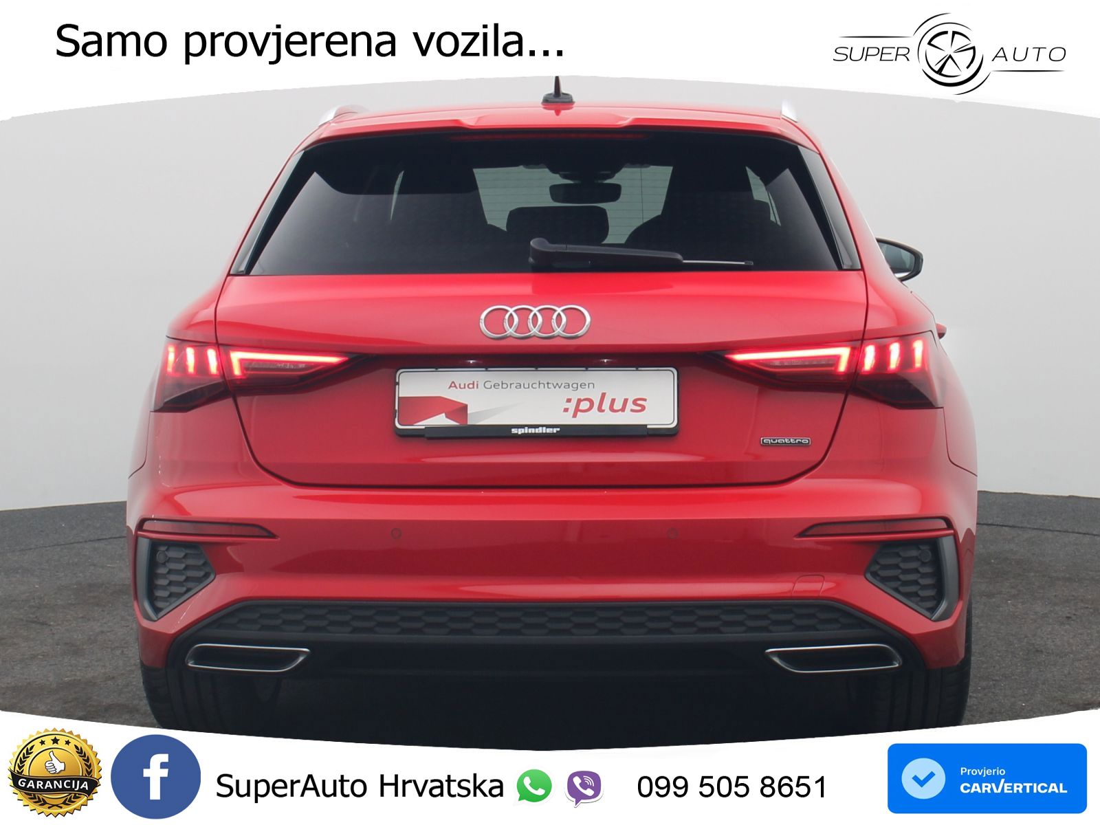 Audi A3 40 TDI (200 KS) quattro S tronic S line