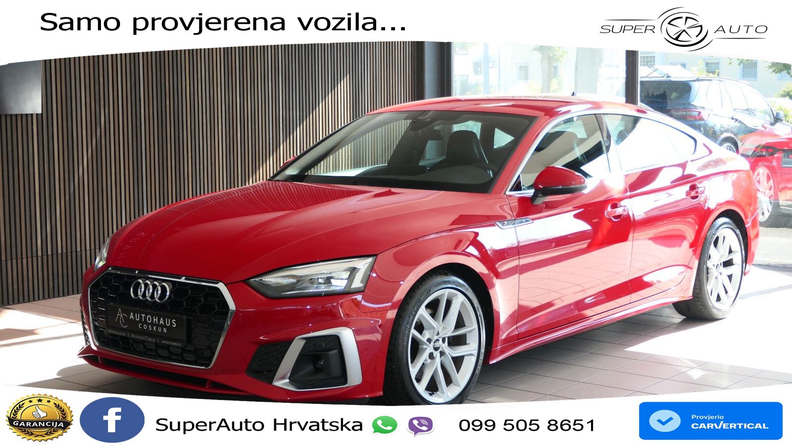Audi A5 Sportback 35 TFSI (150 KS) S line LED+GR SJED+ACC
