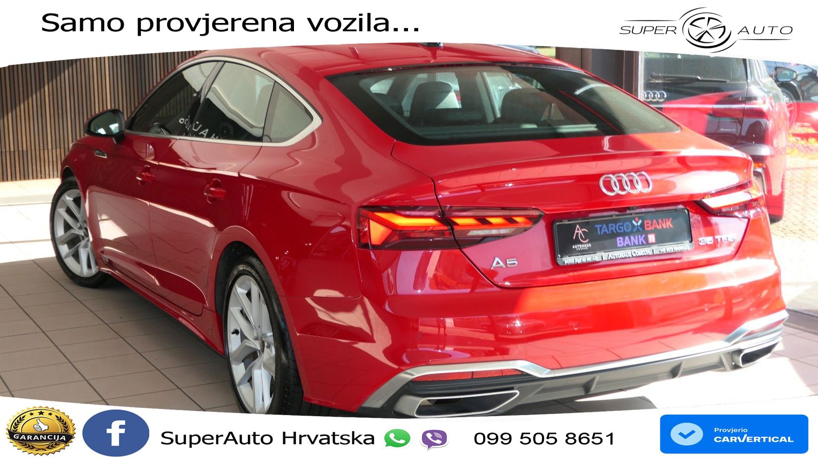 Audi A5 Sportback 35 TFSI (150 KS) S line LED+GR SJED+ACC
