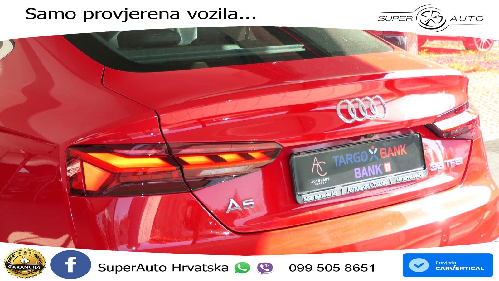 Audi A5 Sportback 35 TFSI (150 KS) S line LED+GR SJED+ACC