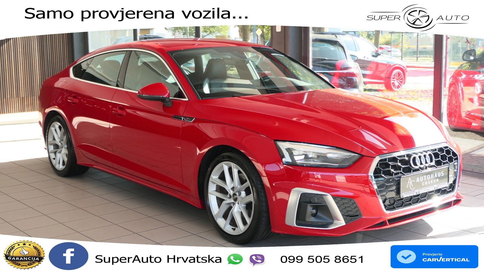 Audi A5 Sportback 35 TFSI (150 KS) S line LED+GR SJED+ACC
