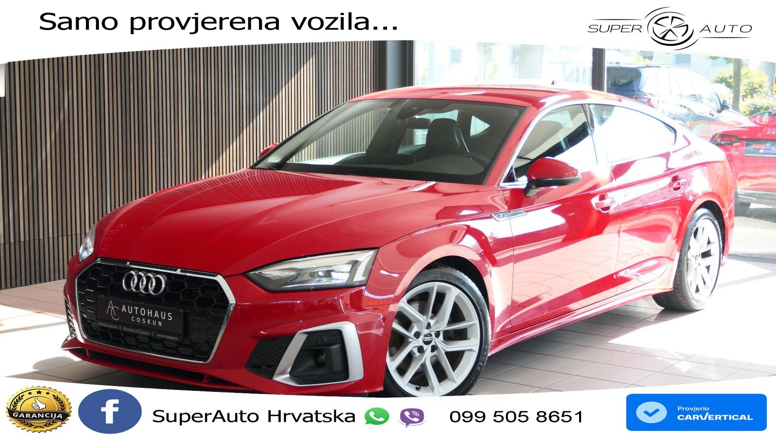 Audi A5 Sportback 35 TFSI (150 KS) S line LED+GR SJED+ACC
