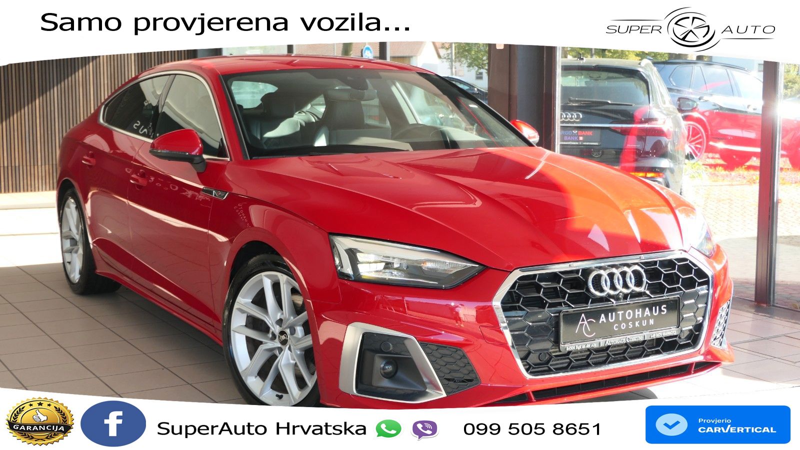 Audi A5 Sportback 35 TFSI (150 KS) S line LED+GR SJED+ACC