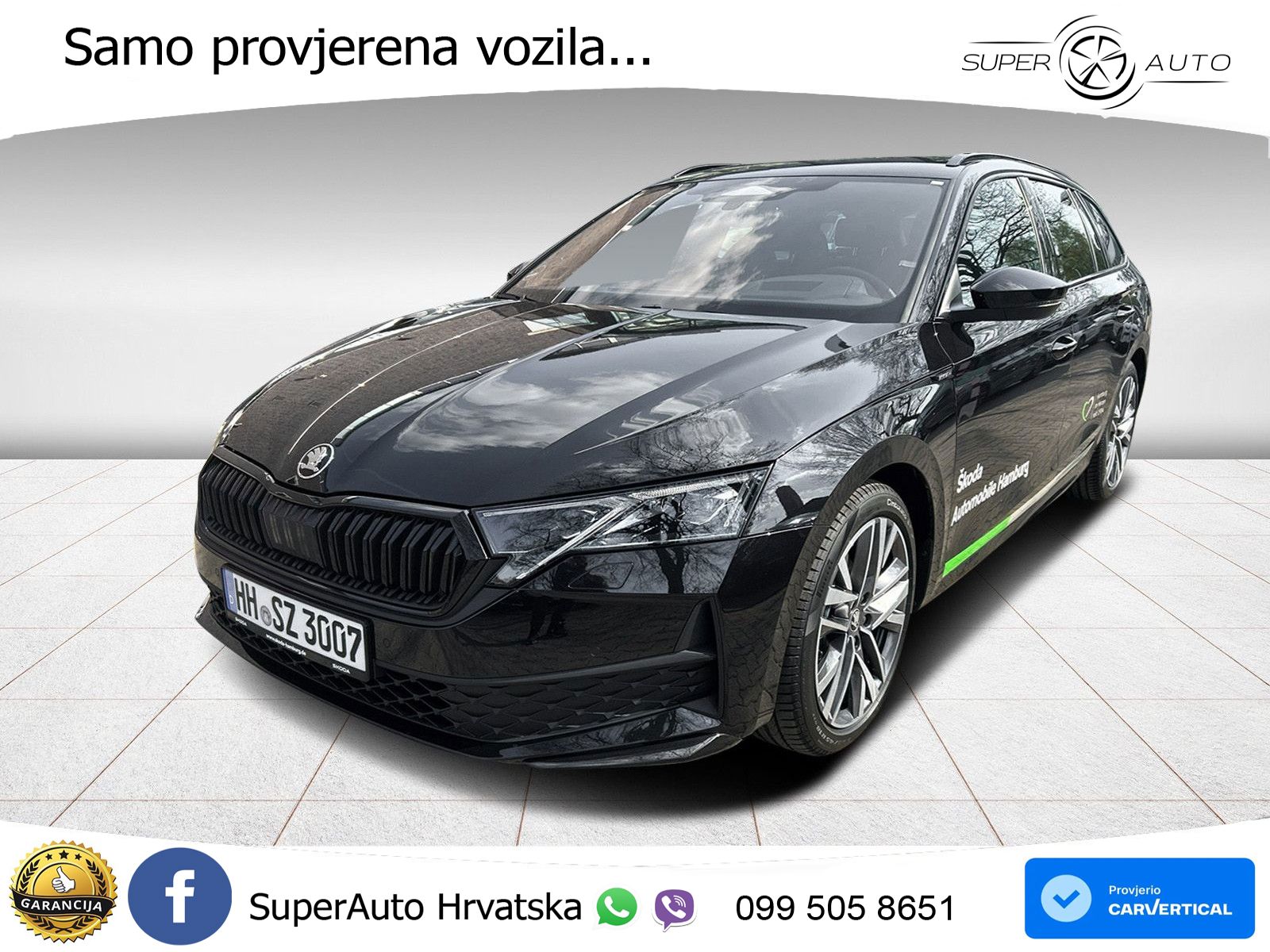 Škoda Octavia Combi 1.5 TSI (150 KS) DSG SportLine LED+GR SJED+ACC