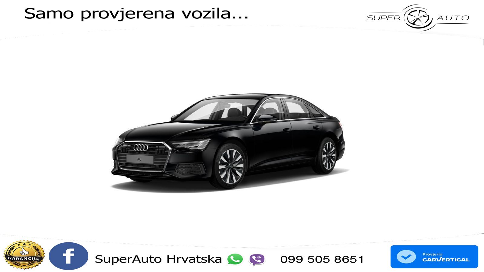 Audi A6 50 TDI V6 (286 KS) quattro tiptronic ZRAČNI+ACC+4xGR SJED+KAM