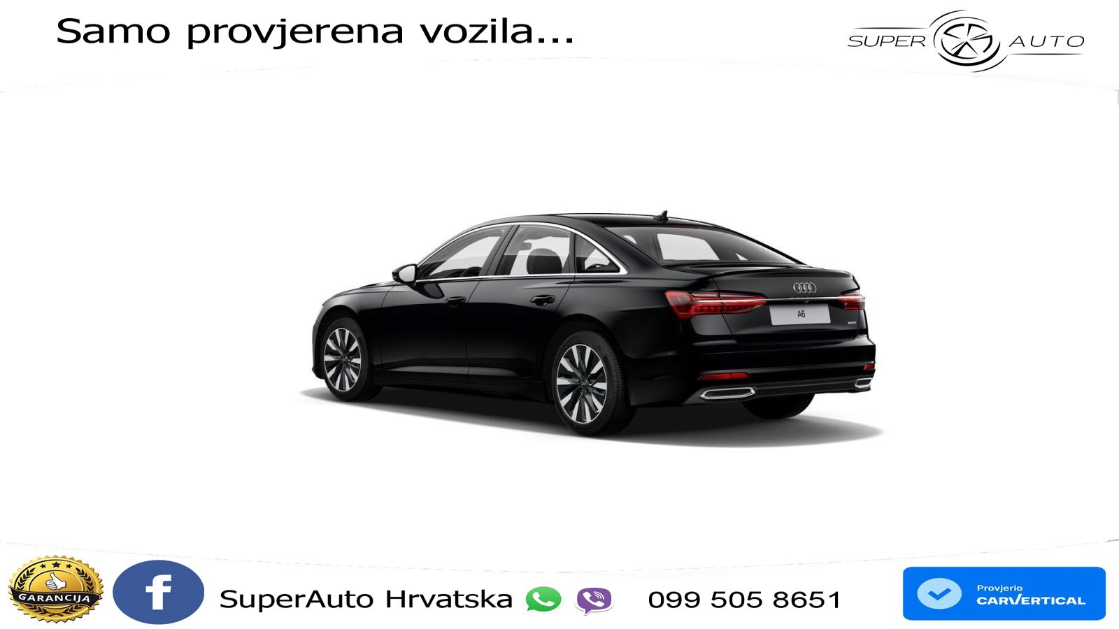 Audi A6 50 TDI V6 (286 KS) quattro tiptronic ZRAČNI+ACC+4xGR SJED+KAM