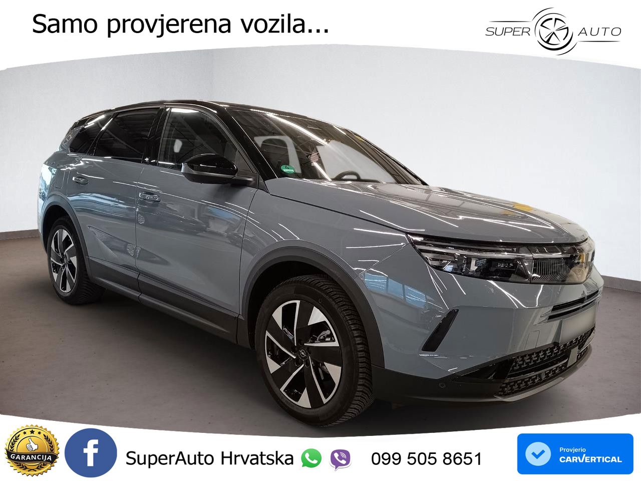 Opel Grandland 1.2 Turbo (145 KS) Hybrid eDCT GS LED+GR SJED+ACC