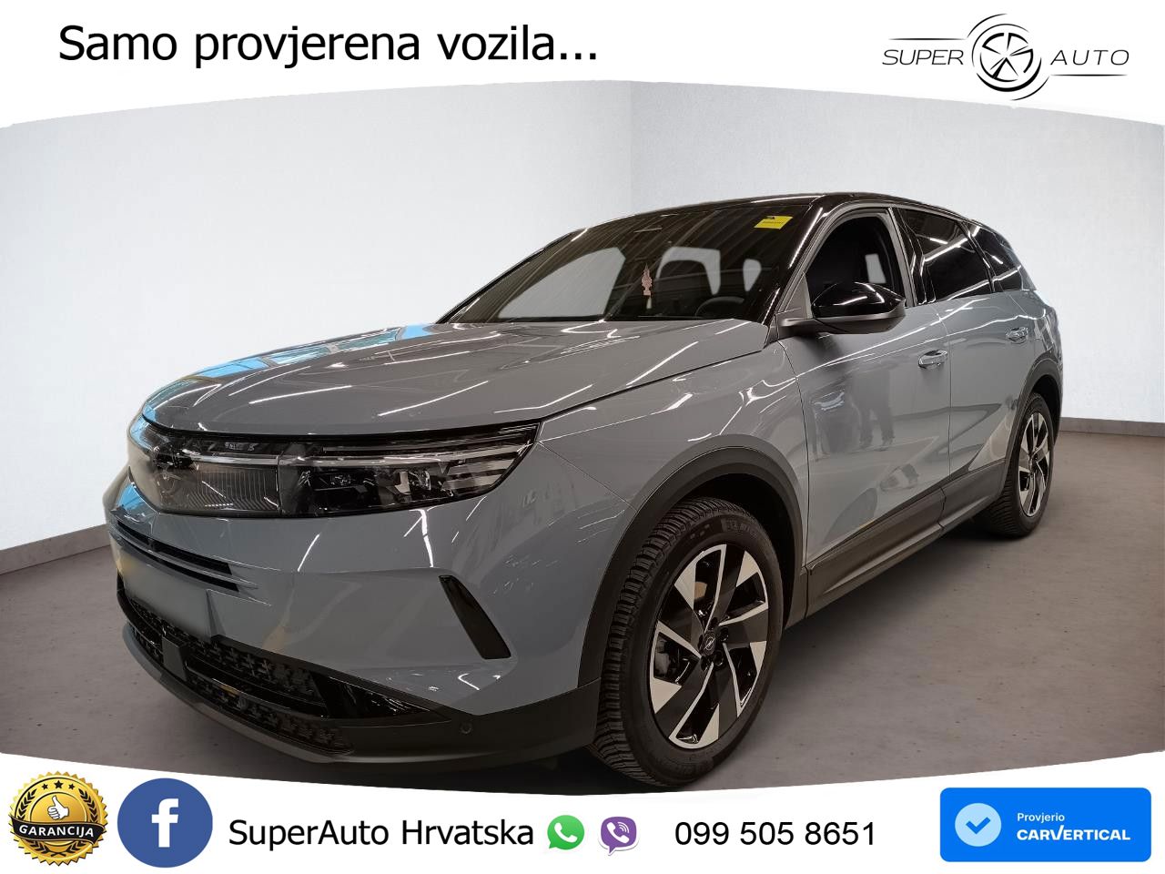 Opel Grandland 1.2 Turbo (145 KS) Hybrid eDCT GS LED+GR SJED+ACC