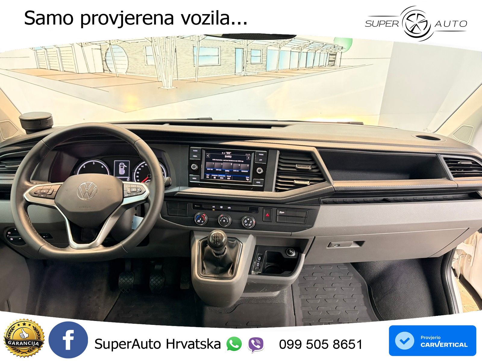 Volkswagen T6.1 Transporter Kasten 2,0 TDI +AHK+Licht&Sicht 110 KS