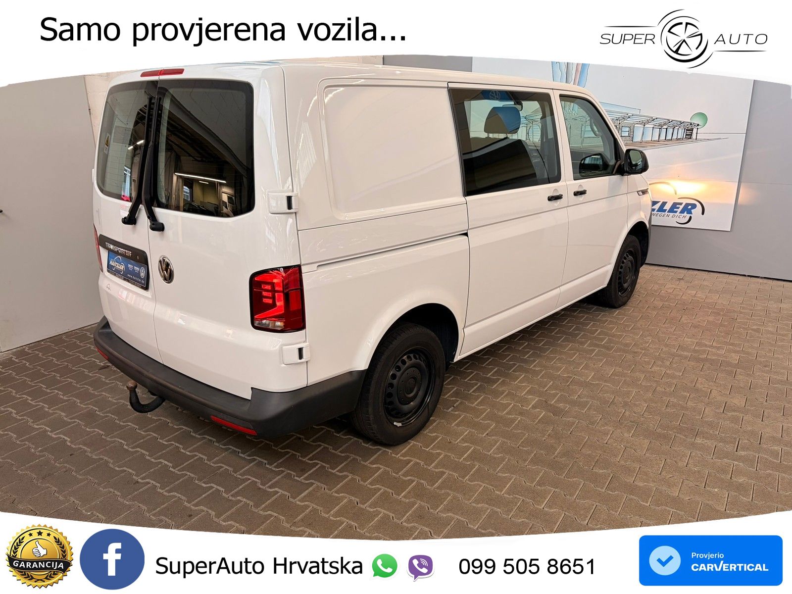 Volkswagen T6.1 Transporter Kasten 2,0 TDI +AHK+Licht&Sicht 110 KS
