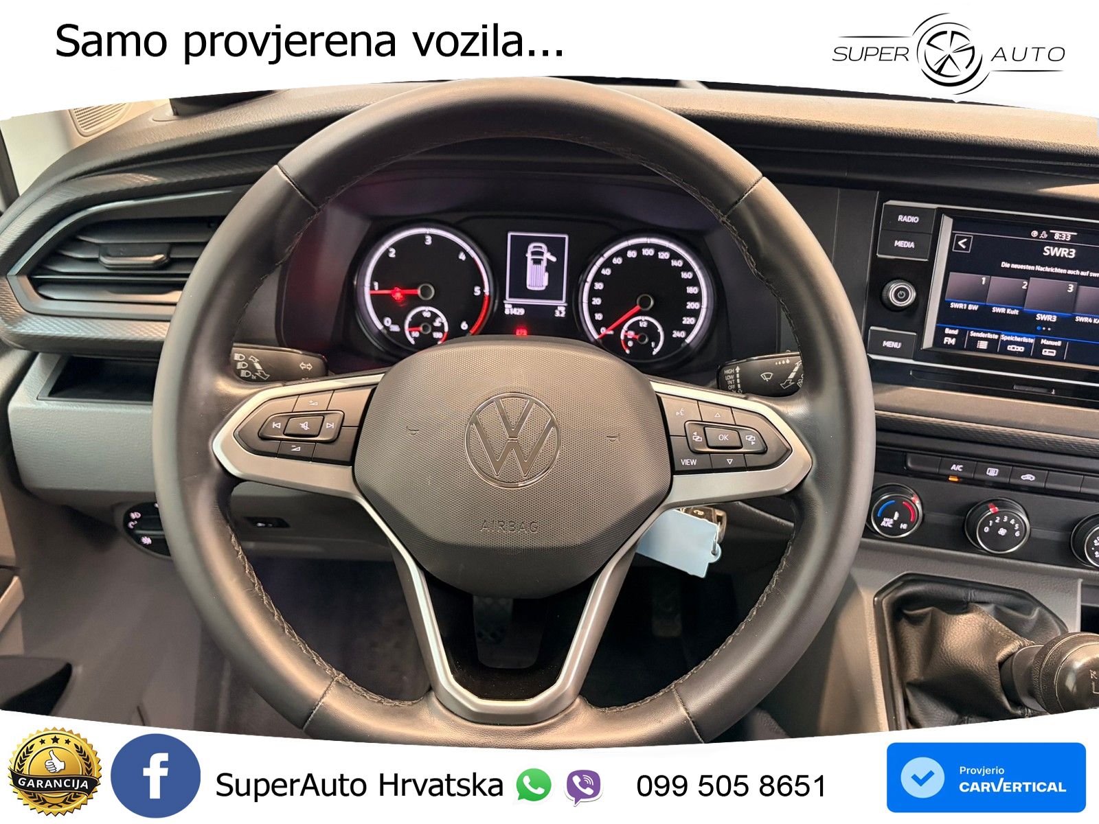 Volkswagen T6.1 Transporter Kasten 2,0 TDI +AHK+Licht&Sicht 110 KS
