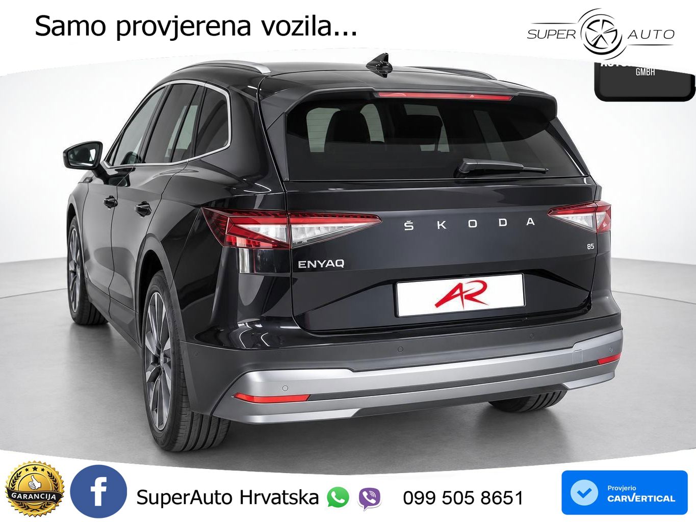 Škoda Enyaq iV 80 82 kWh (204 KS) LED+GR SJED+ACC
