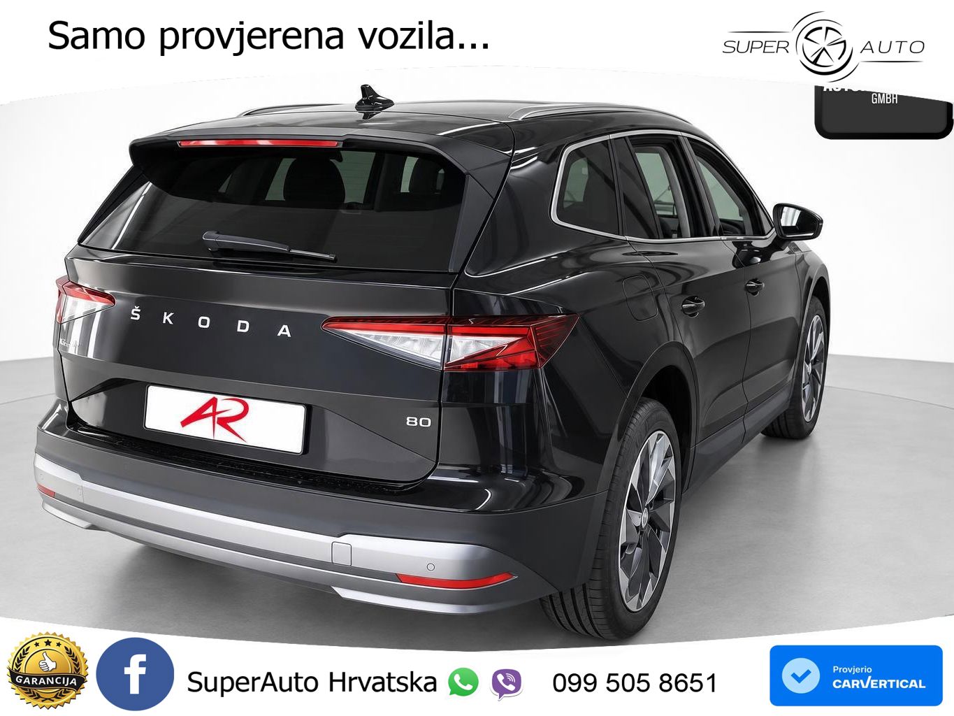 Škoda Enyaq iV 80 82 kWh (204 KS) LED+GR SJED+ACC