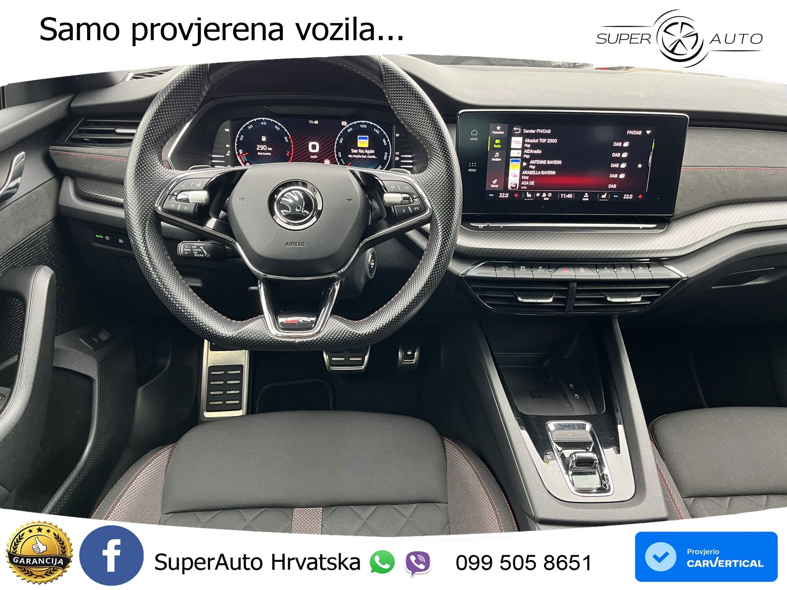 Škoda Octavia Combi RS 2.0 TSI (245 KS) DSG LED+GR SJED+ACC