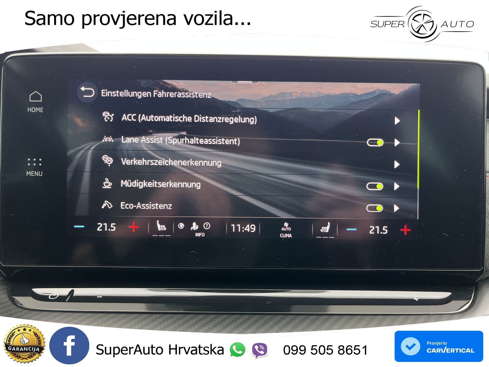 Škoda Octavia Combi RS 2.0 TSI (245 KS) DSG LED+GR SJED+ACC
