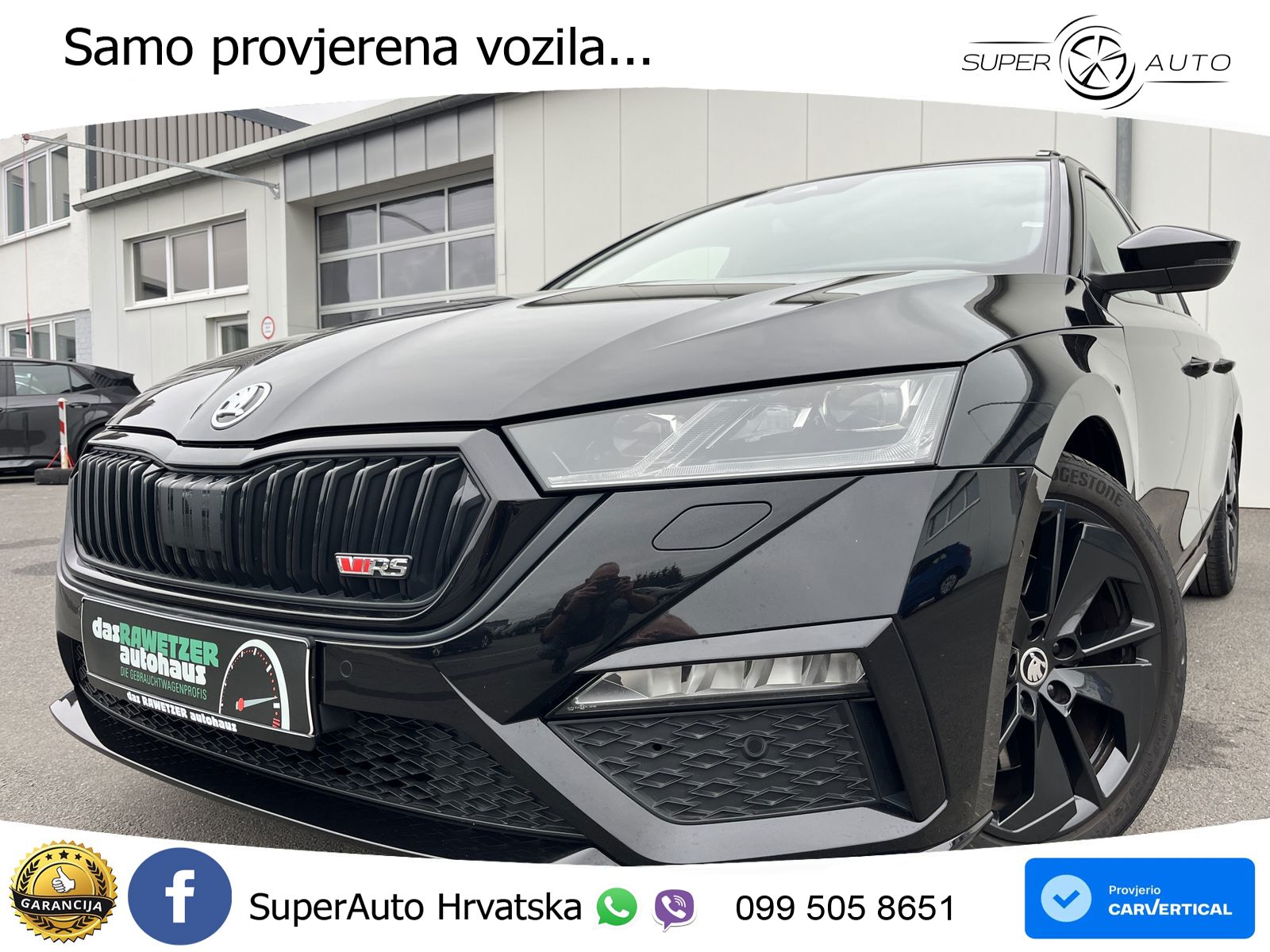 Škoda Octavia Combi RS 2.0 TSI (245 KS) DSG LED+GR SJED+ACC