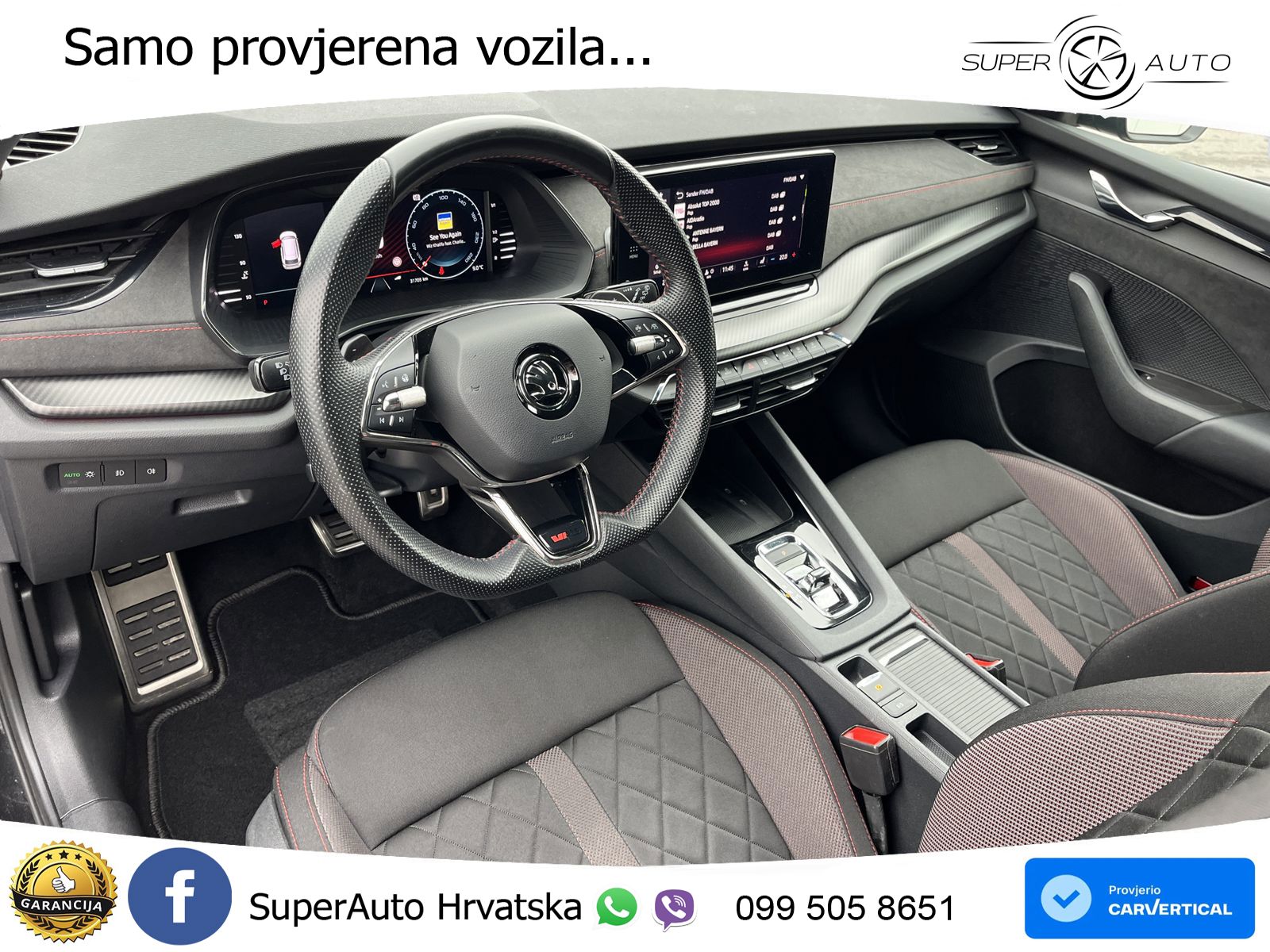 Škoda Octavia Combi RS 2.0 TSI (245 KS) DSG LED+GR SJED+ACC